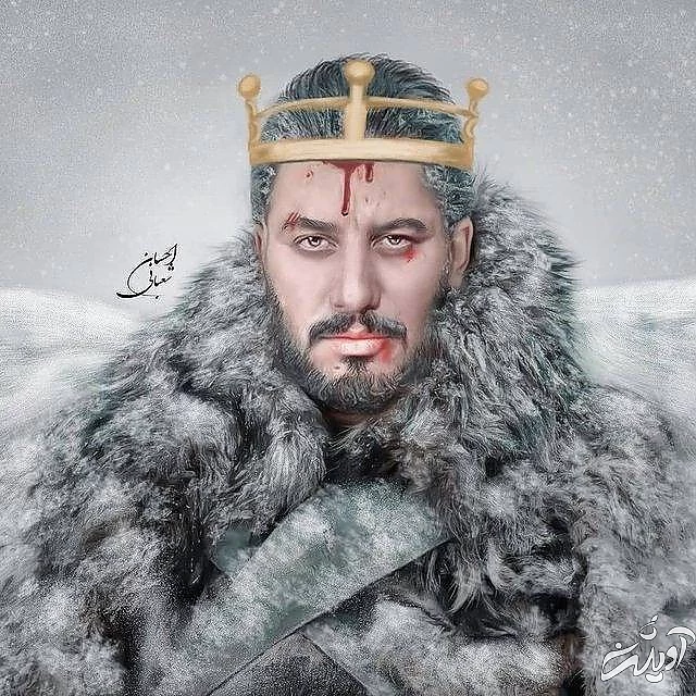 جواد عزتی در سریال زخم کاری نقاشی جواد عزتی